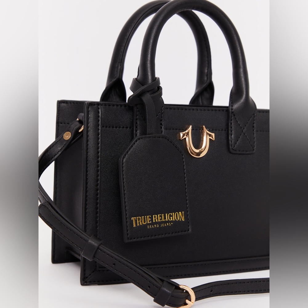 True Religion Mini Logo Tote Bag